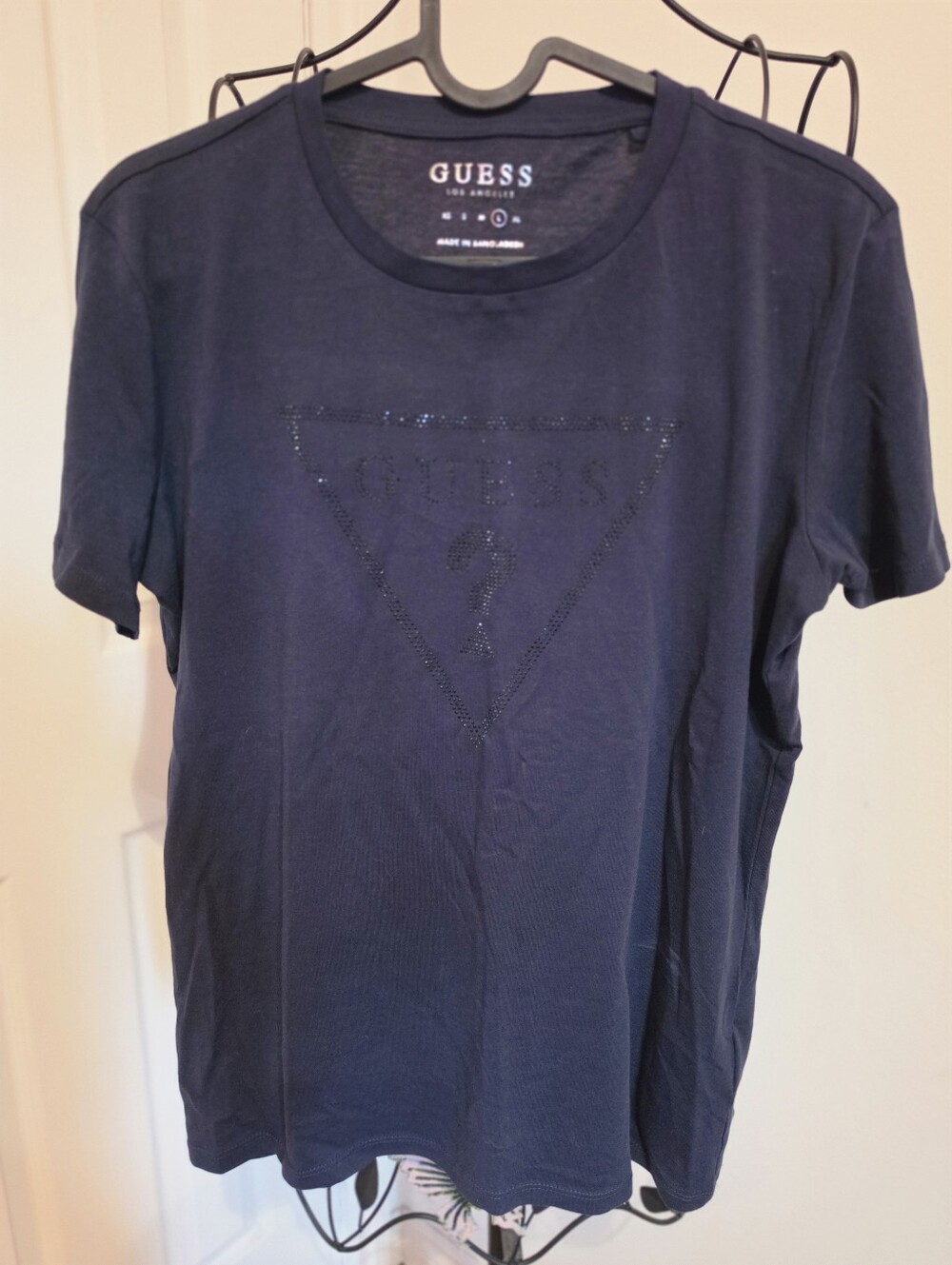 Navy Blue Rhinestone T-shirt